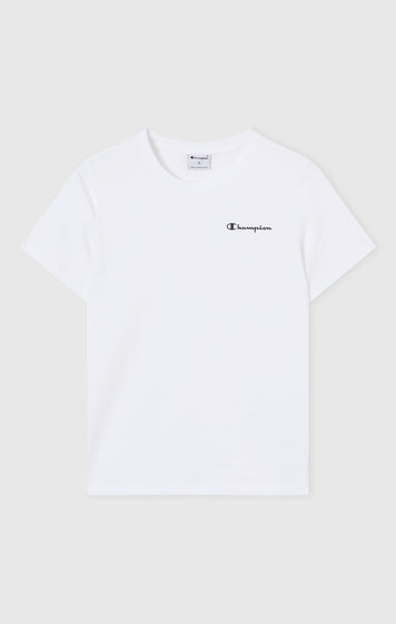T-Shirt Donna Piccolo Logo Script Icons