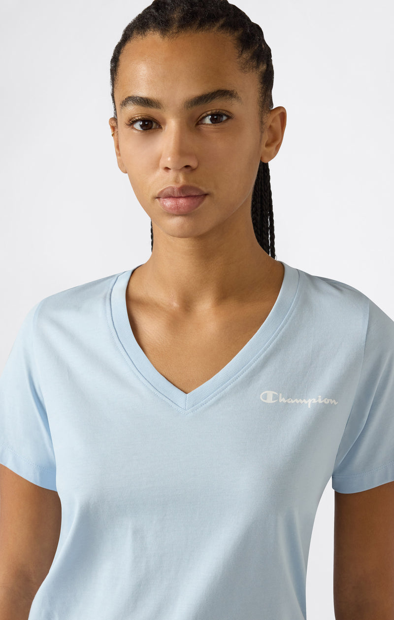 Damen T-Shirt mit V-Ausschnitt Icons