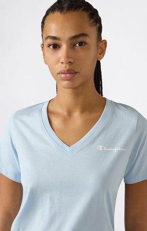 Damen T-Shirt mit V-Ausschnitt Icons