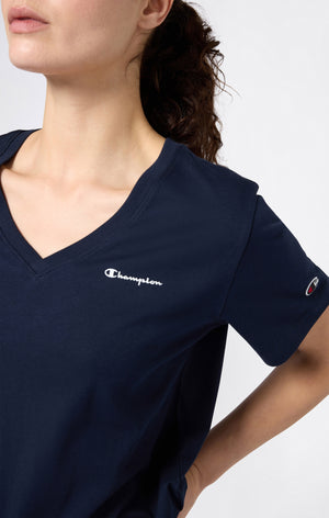 Damen T-Shirt mit V-Ausschnitt Icons