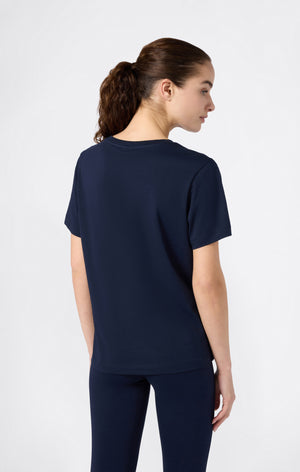 Damen T-Shirt mit V-Ausschnitt Icons