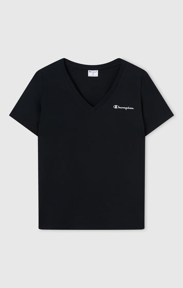 Damen T-Shirt mit V-Ausschnitt Icons