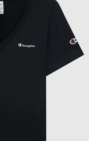 Damen T-Shirt mit V-Ausschnitt Icons