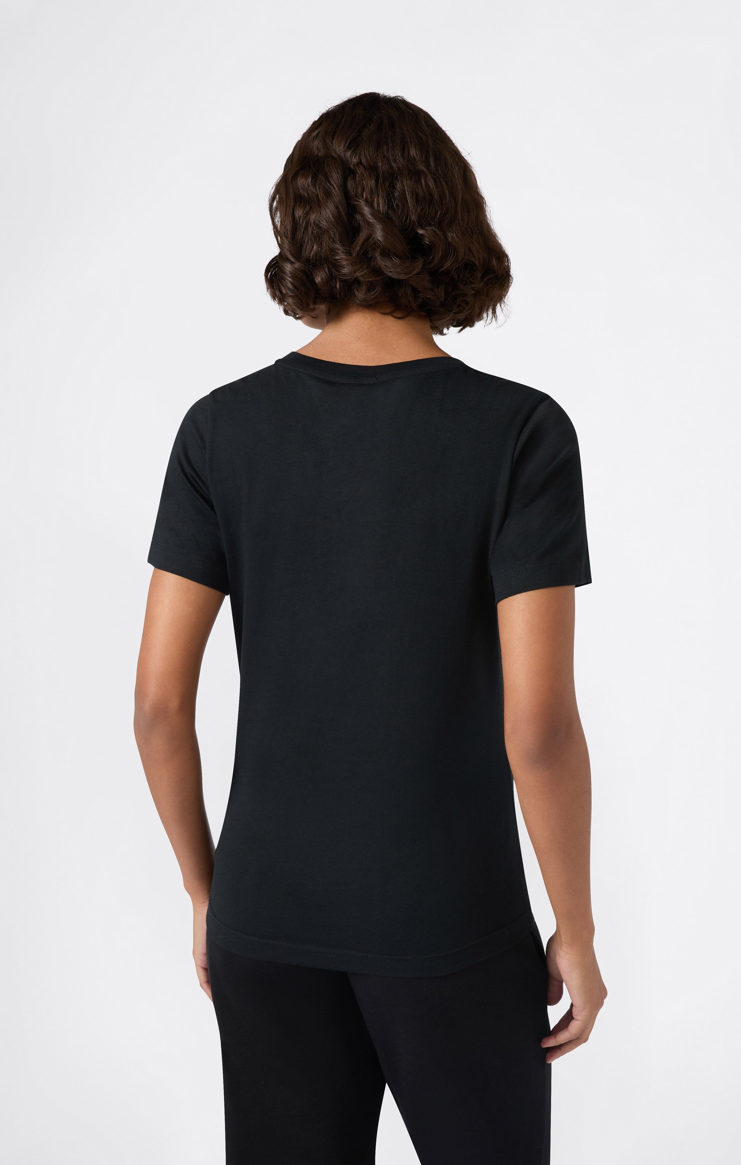 Damen T-Shirt mit V-Ausschnitt Icons