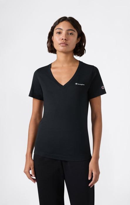 T-Shirt Col V pour Femme Icons