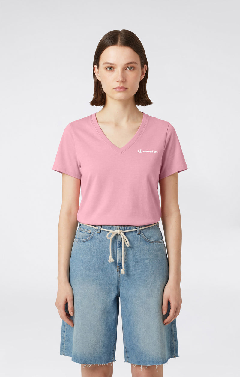 Damen T-Shirt mit V-Ausschnitt Icons