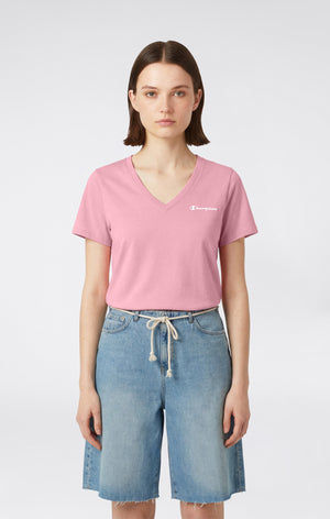 Damen T-Shirt mit V-Ausschnitt Icons