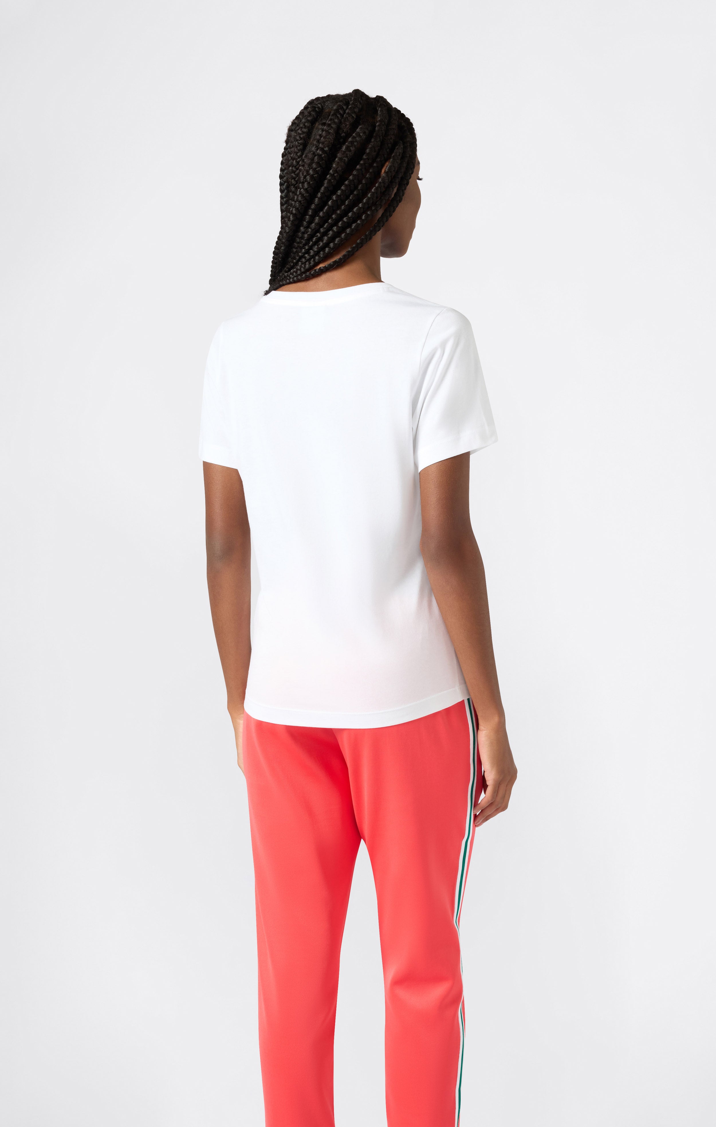 Damen T-Shirt mit V-Ausschnitt Icons