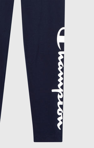 Legging Court pour Femme avec Logo Script