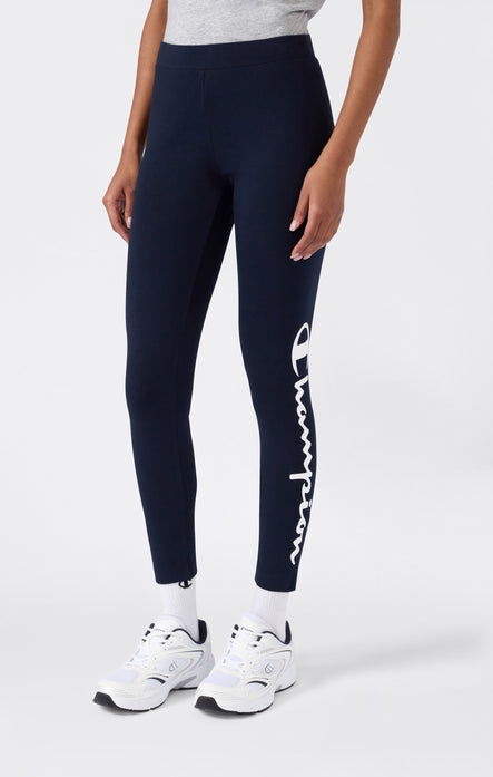Crop-Leggings für Damen mit Script-Logo