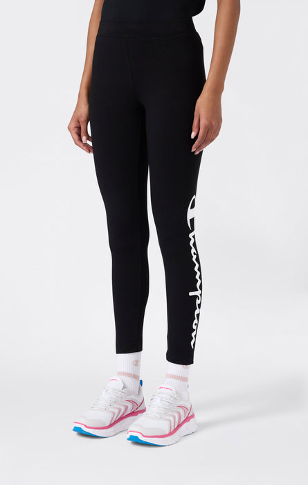 Crop-Leggings für Damen mit Script-Logo
