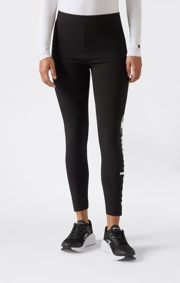 Leggings Crop da Donna con Logo Script