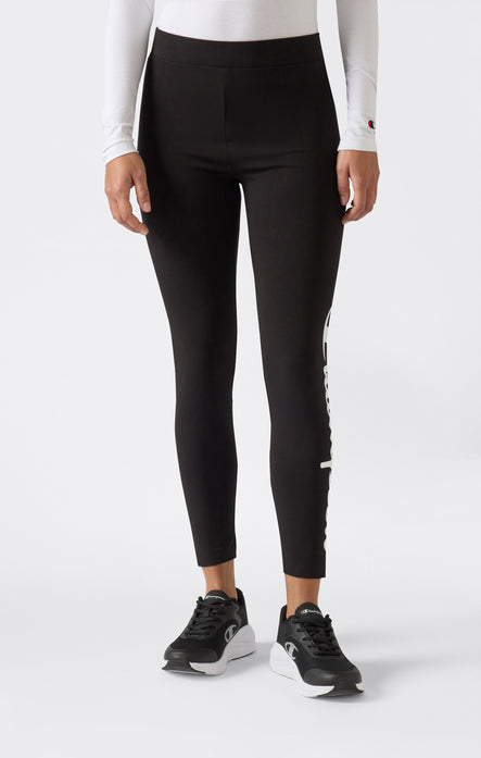 Crop-Leggings für Damen mit Script-Logo