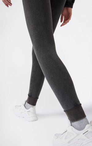Leggings Donna A Vita Alta Effetto Slavato Icons