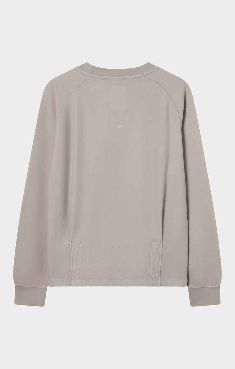 Felpa Donna girocollo Reverse Weave ampia effetto lavato