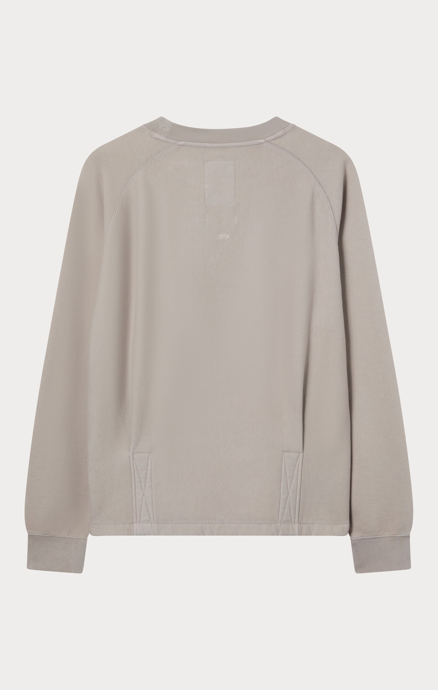 Sudadera con cuello redondo Reverse Weave ajuste holgado efecto lavado para mujer