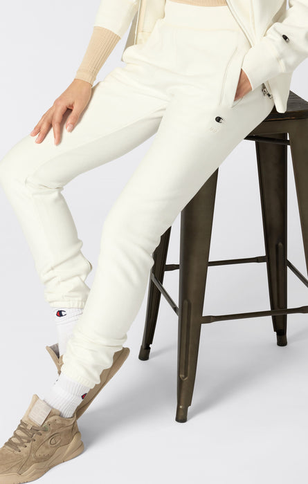 Pantaloni Donna Reverse Weave effetto lavato con polsini elasticizzati