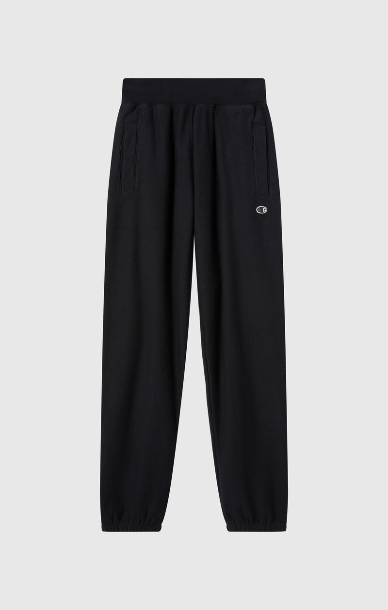 Damenhose Reverse Weave im Washed-Look mit elastischen Bündchen