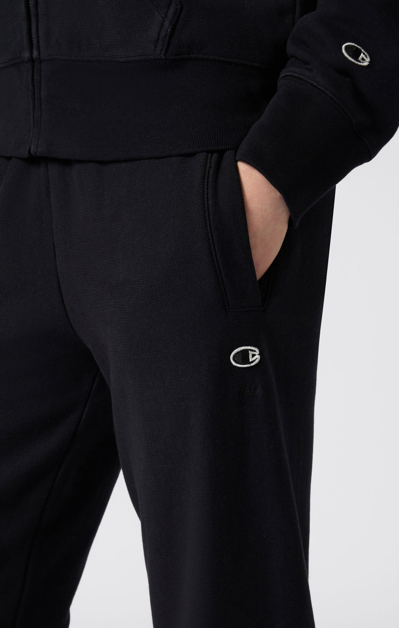 Damenhose Reverse Weave im Washed-Look mit elastischen Bündchen