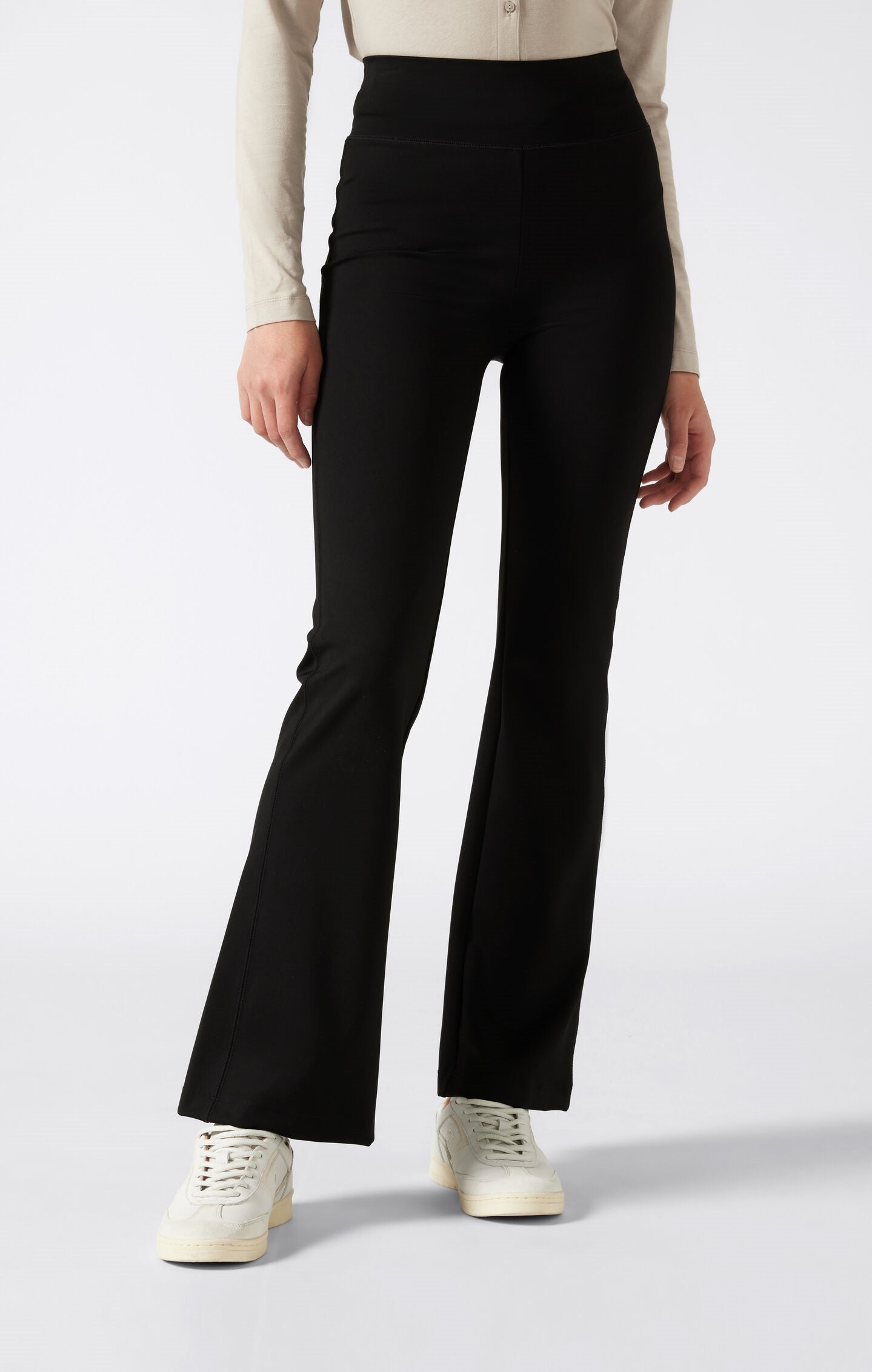 Women's Reverse Weave Washed Flare Leggings