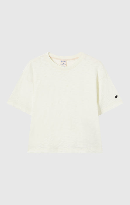 Women's Reverse Weave Washed Crewneck T-Shirt