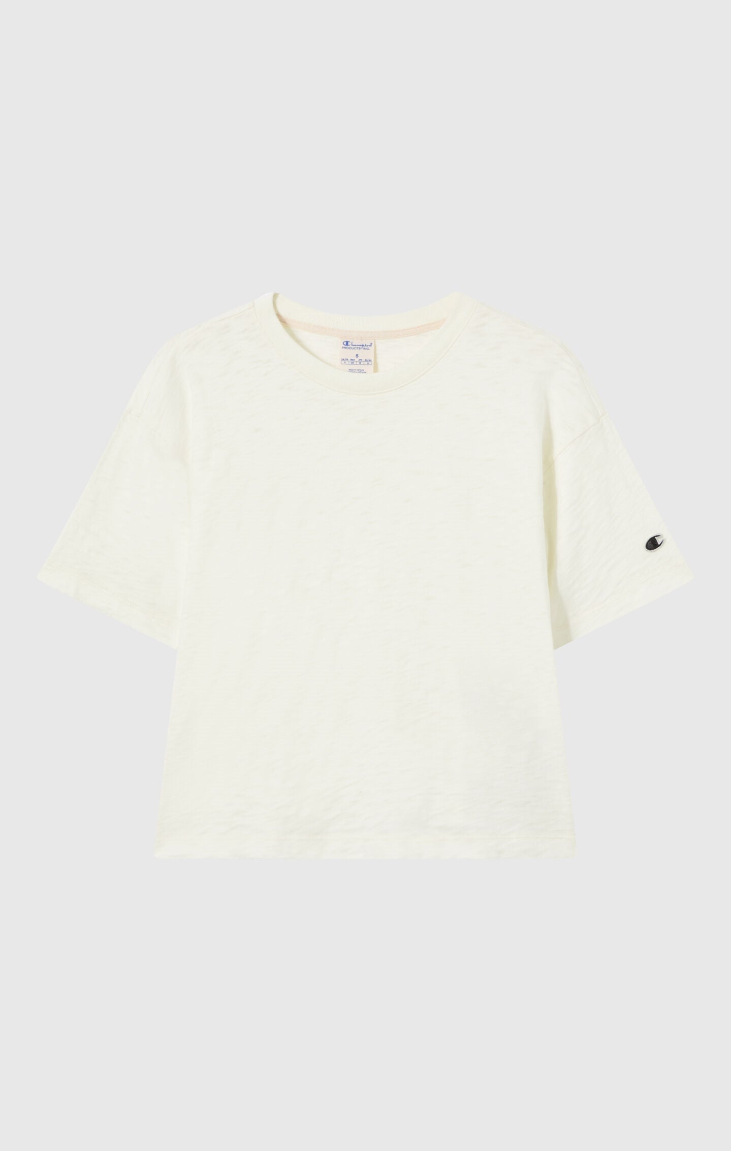 T-shirt Donna girocollo Reverse Weave effetto lavato