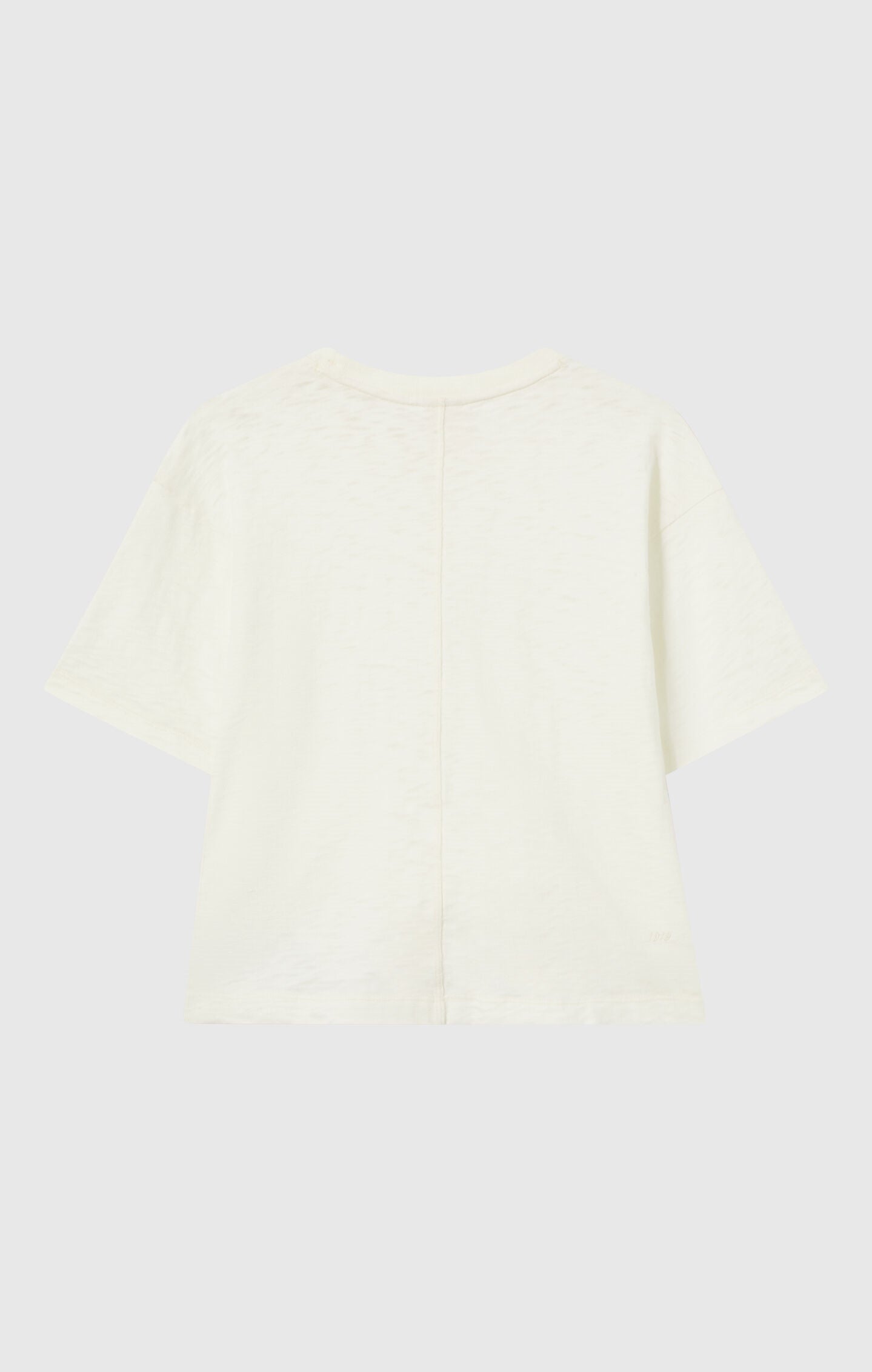 T-shirt Donna girocollo Reverse Weave effetto lavato