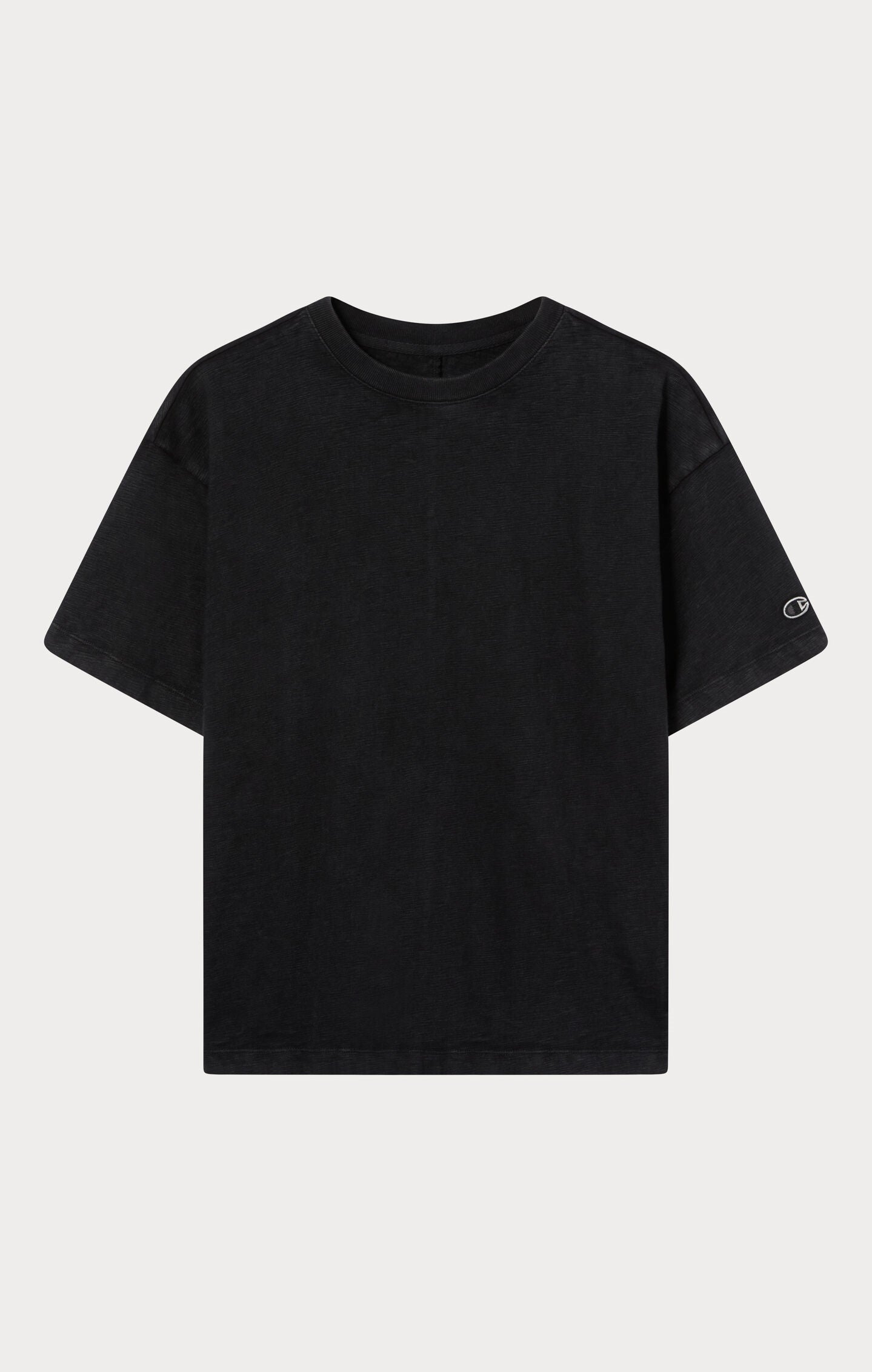 T-shirt Donna girocollo Reverse Weave effetto lavato