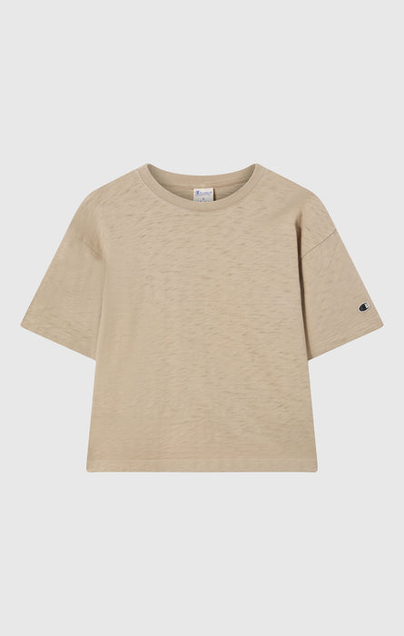 Women's Reverse Weave Washed Crewneck T-Shirt