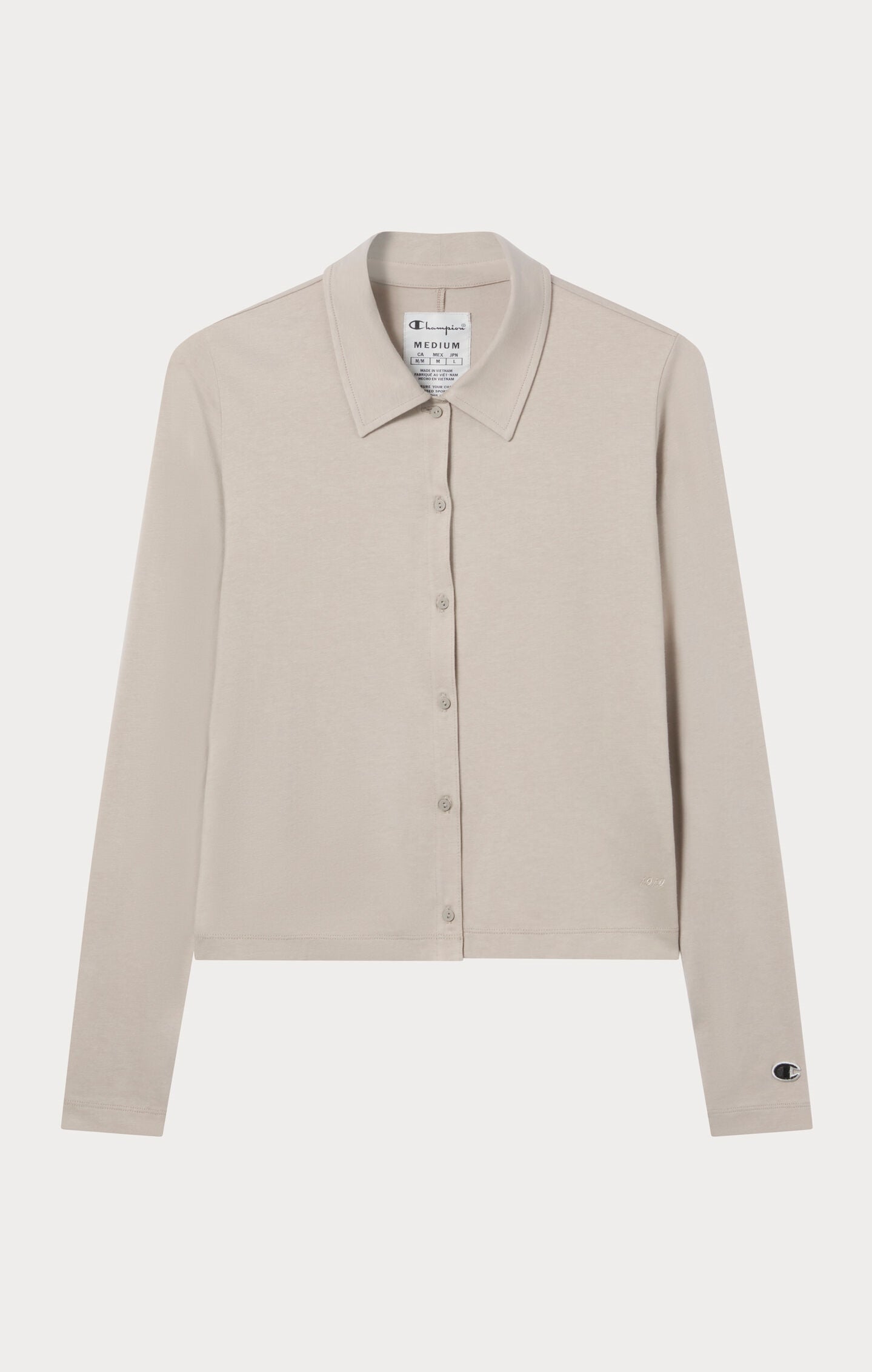 Polo Donna Reverse Weave effetto lavato a vestibilità slim