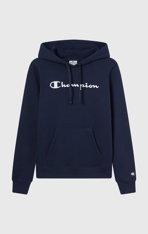 Sweat à Capuche Femme avec intérieur gratté Logo Script