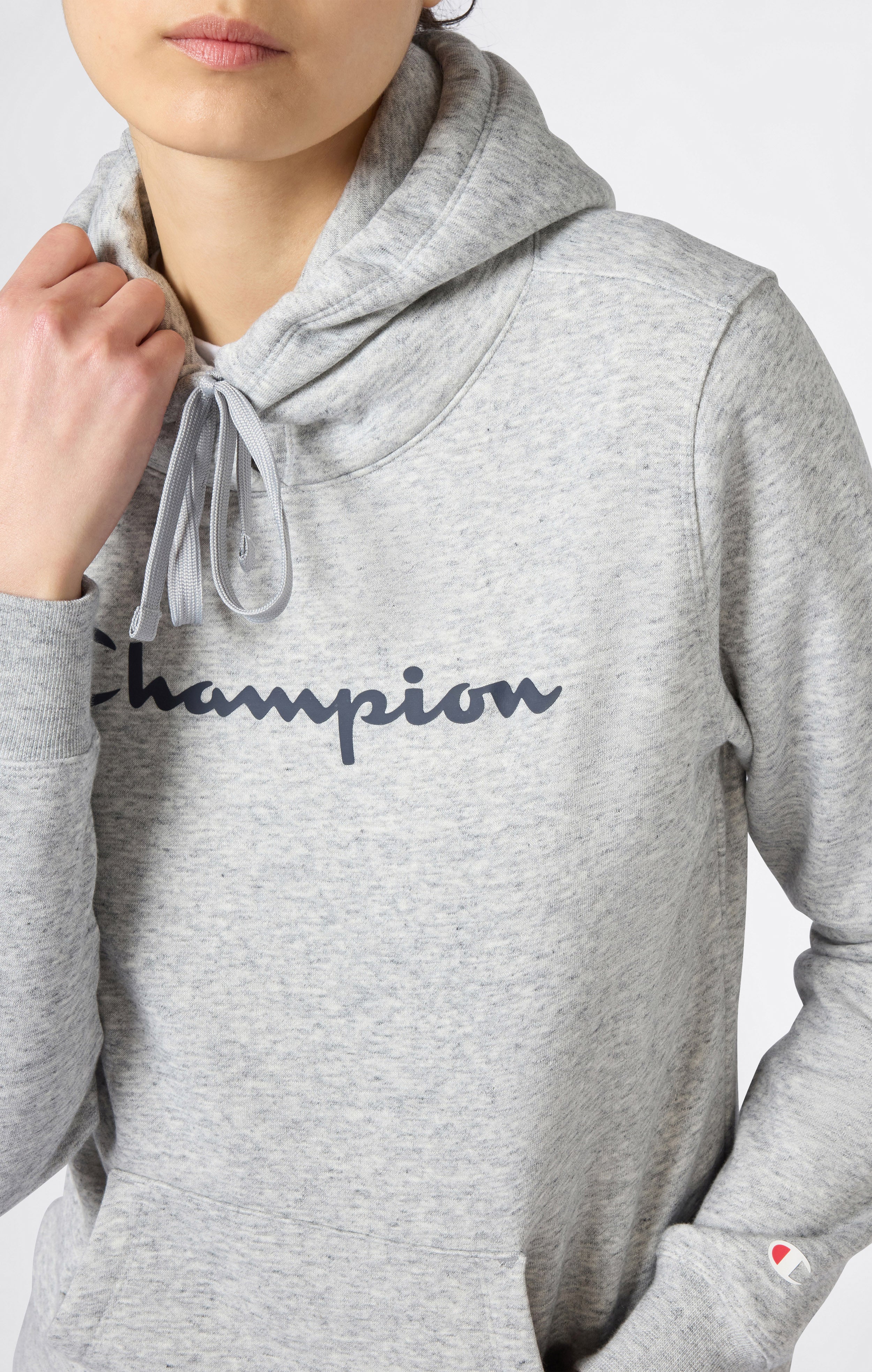 Felpa con Cappuccio con interno felpato da Donna Logo Script