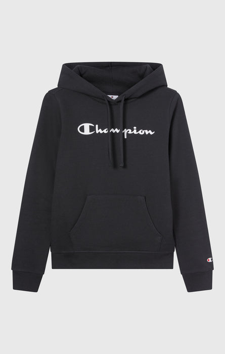 Women's Fleece Hooded Sweatshirt Script Logo