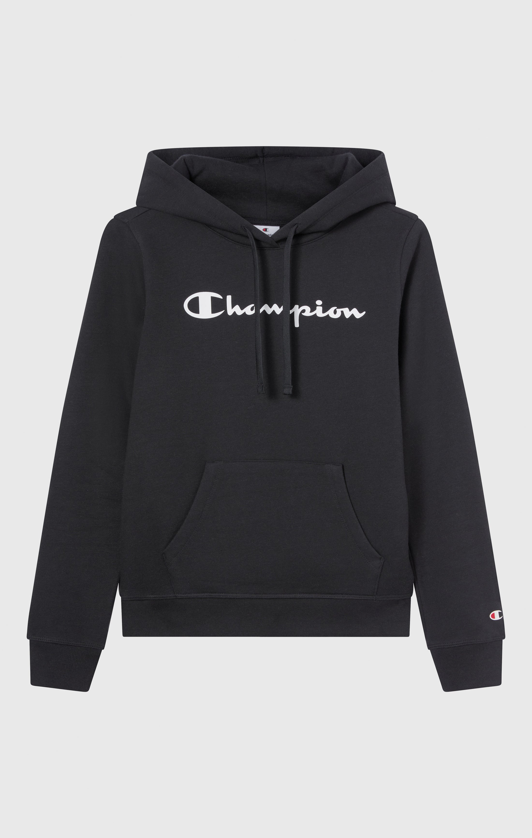 Kapuzen-Sweatshirt für Damen mit angerautem Innenmaterial Script-Logo