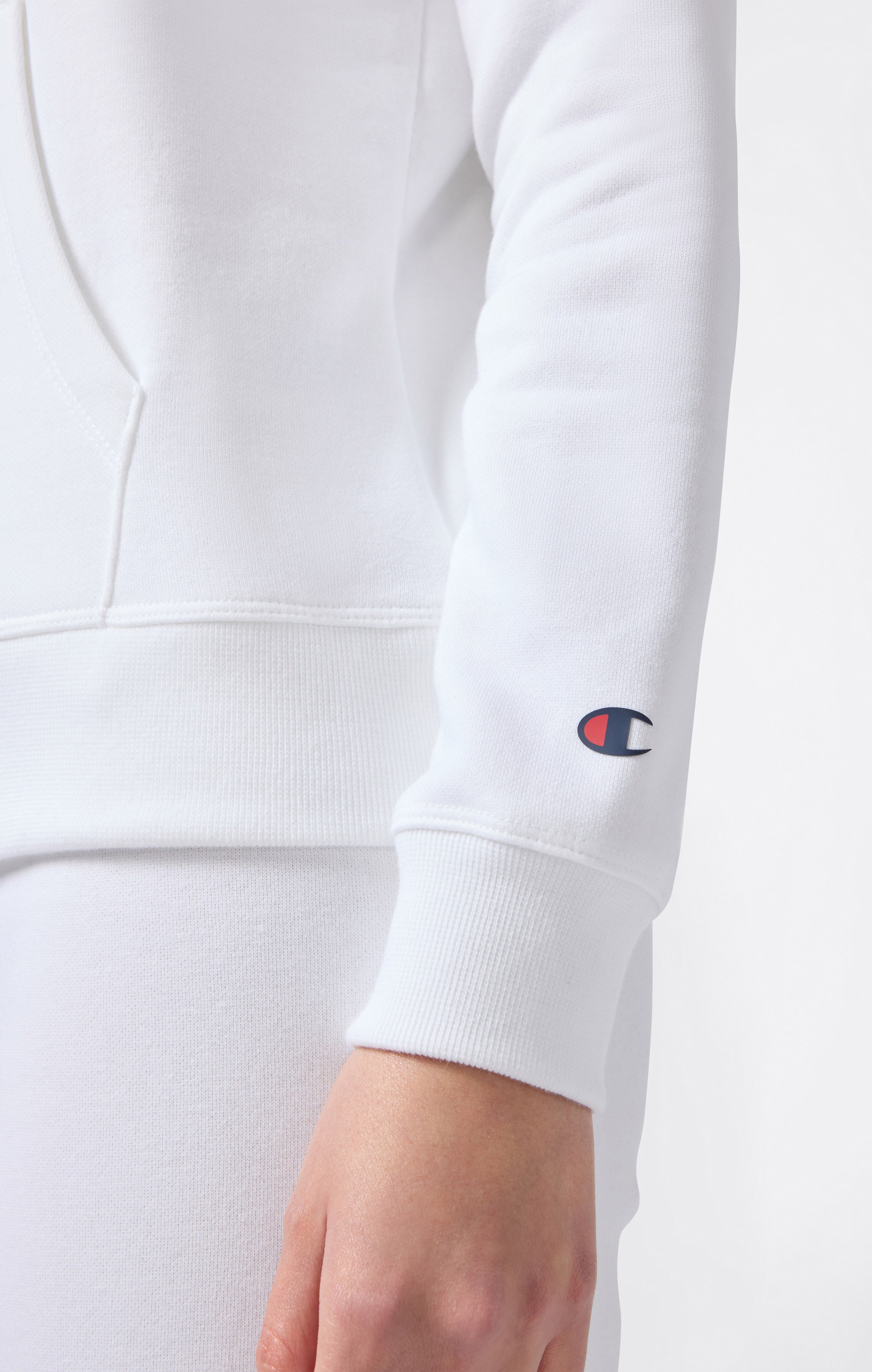 Felpa con Cappuccio con interno felpato da Donna Logo Script