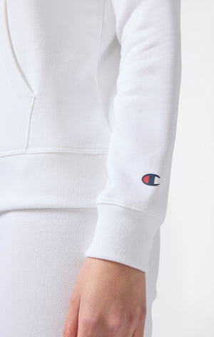 Sweat à Capuche Femme avec intérieur gratté Logo Script