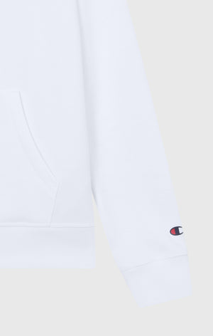 Sweat à Capuche Femme avec intérieur gratté Logo Script
