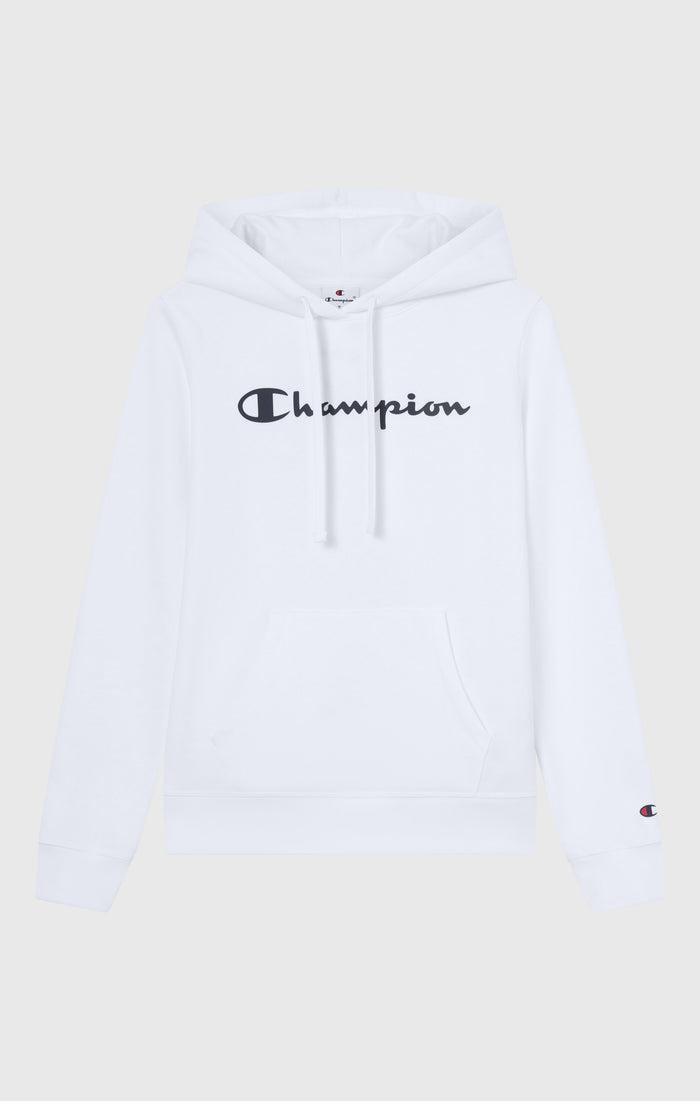 Women's Fleece Hooded Sweatshirt Script Logo
