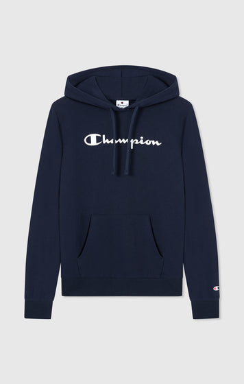 Sweat à Capuche Léger avec Maxi Logo pour Femme