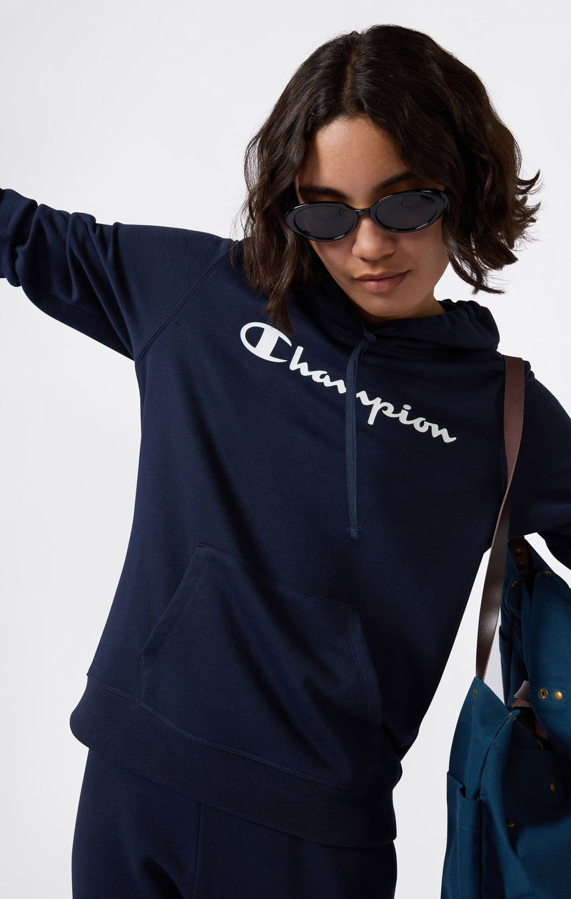 Lightweight Hoodie with Maxi Logo for Women