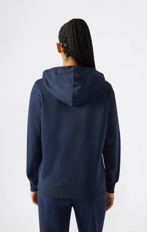 Lightweight Hoodie with Maxi Logo for Women