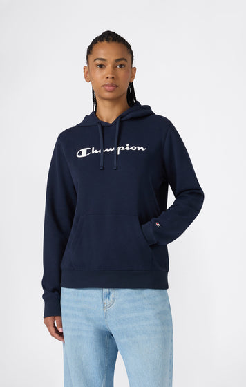 Sweat à Capuche Léger avec Maxi Logo pour Femme
