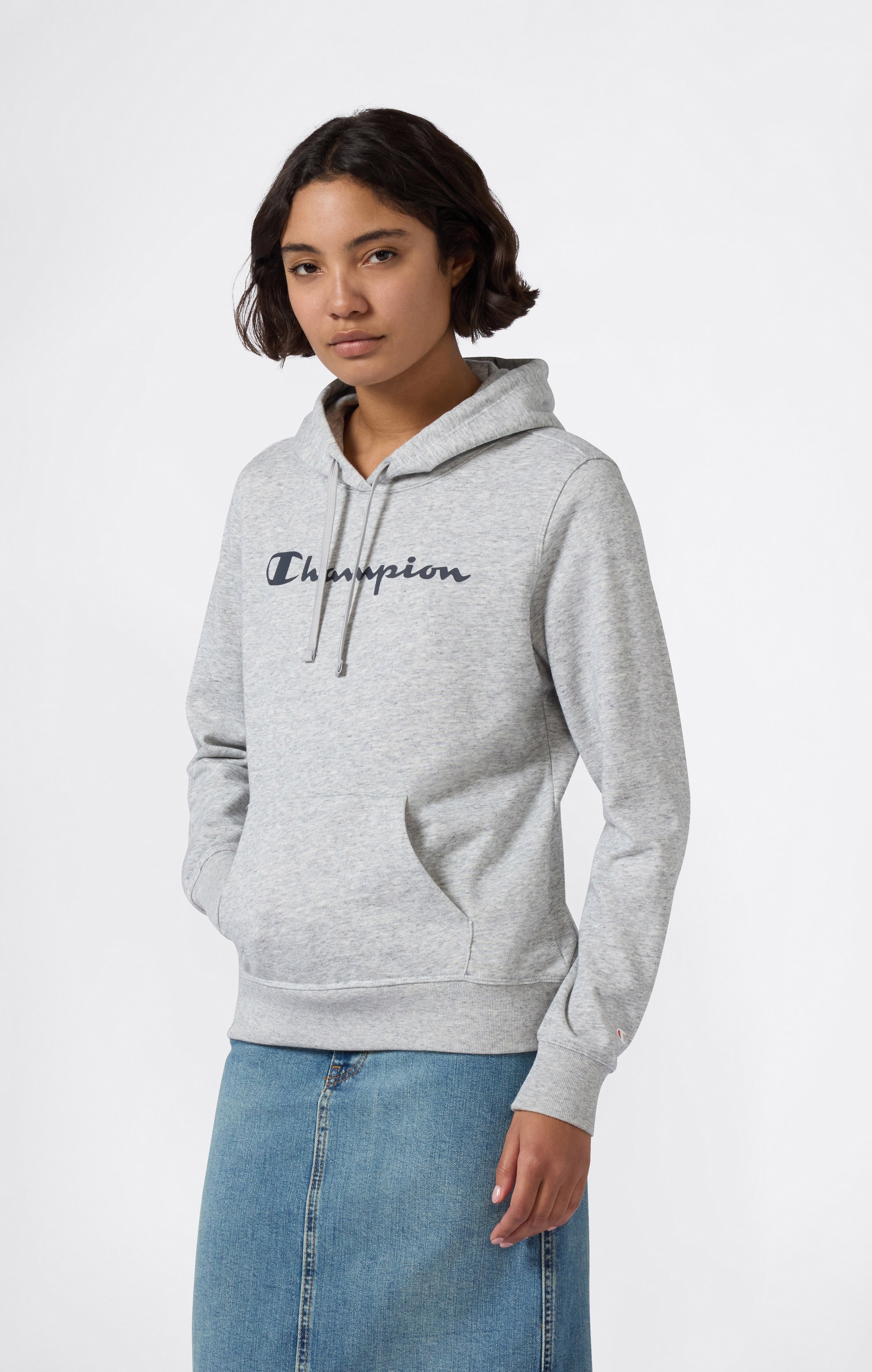 Lightweight Hoodie with Maxi Logo for Women