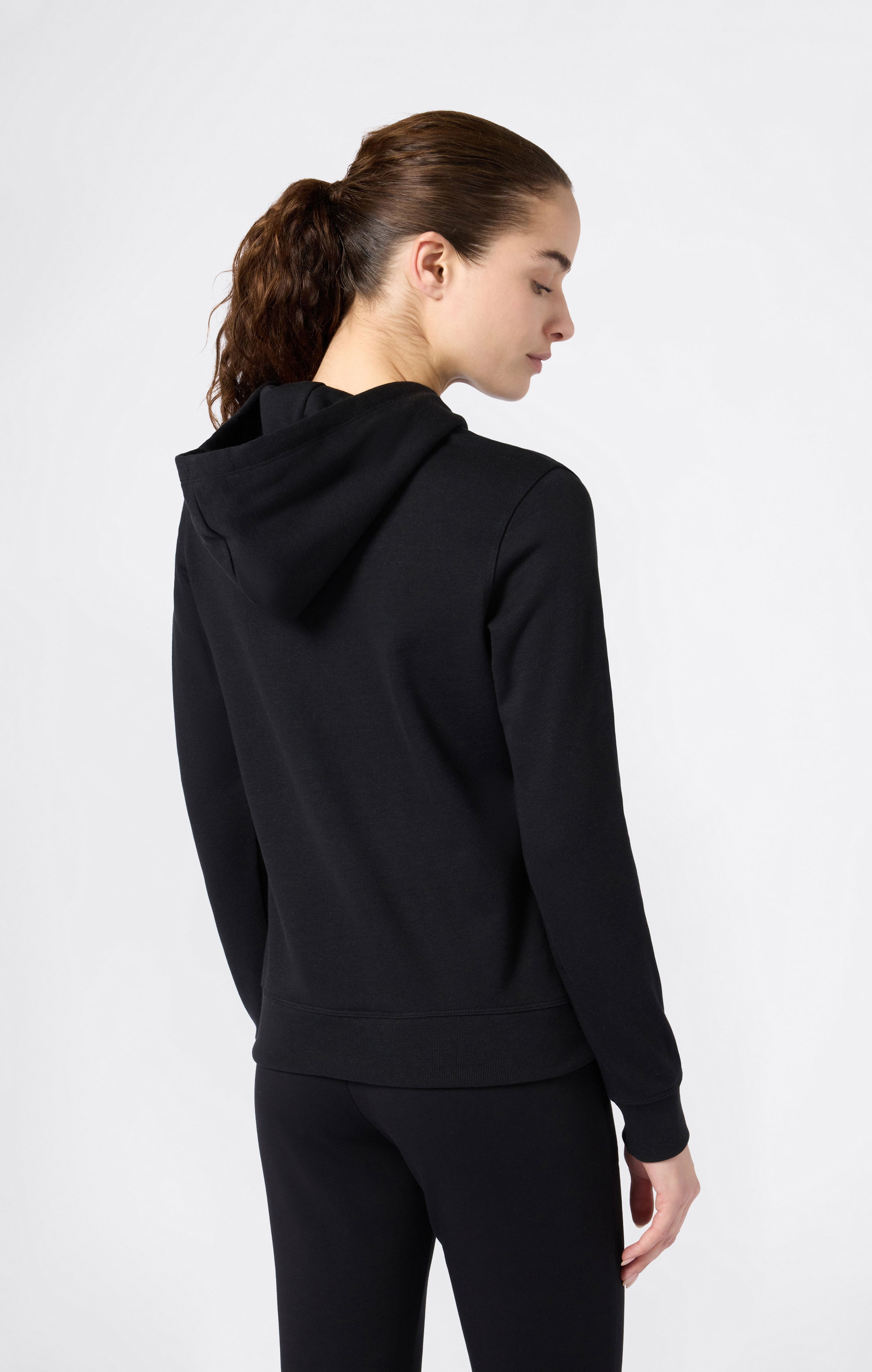 Lightweight Hoodie with Maxi Logo for Women