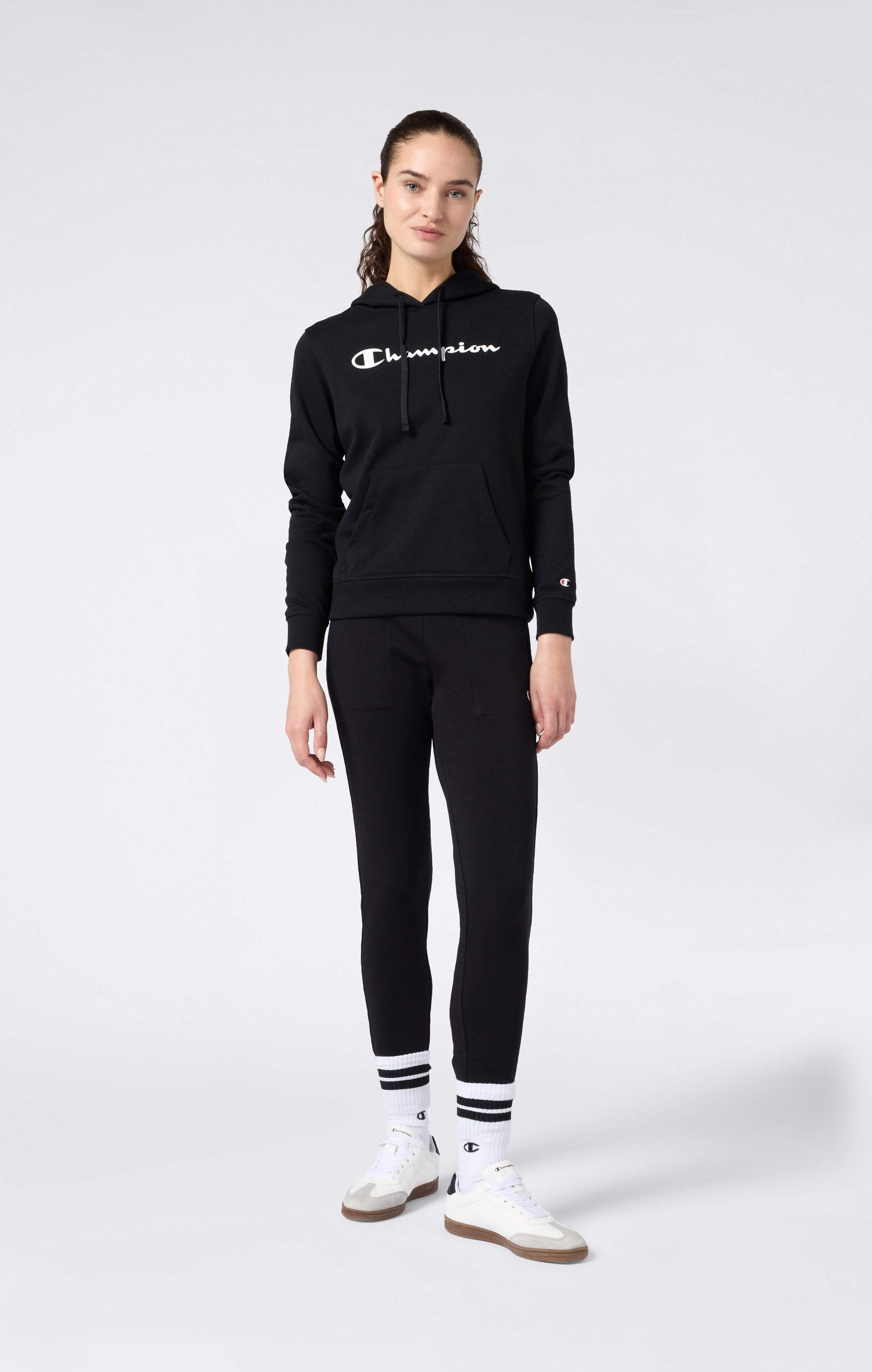 Lightweight Hoodie with Maxi Logo for Women