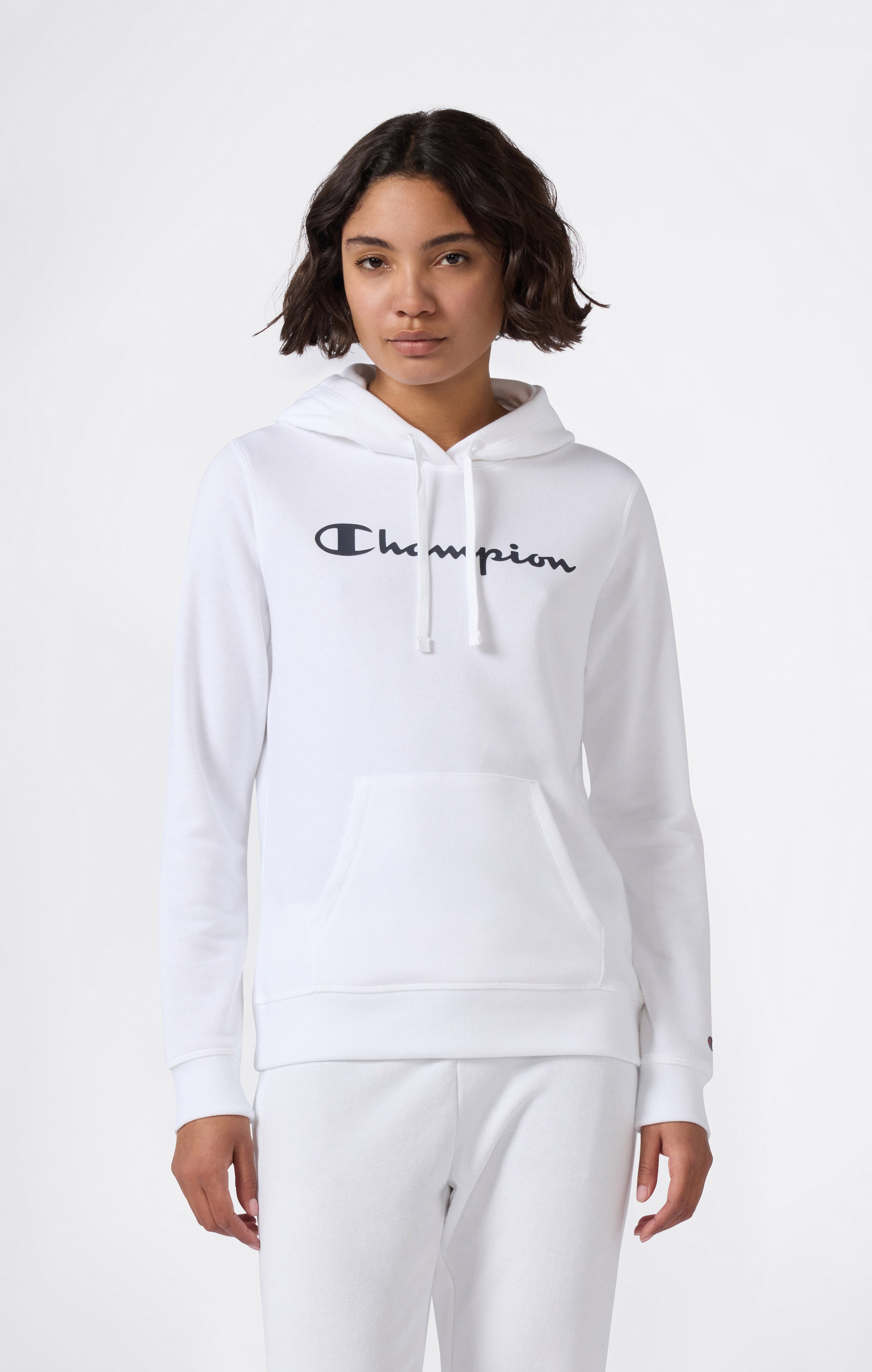 Lightweight Hoodie with Maxi Logo for Women