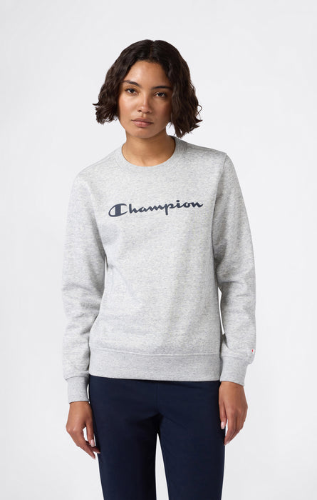 Women's Fleece Crewneck Sweatshirt Script Logo