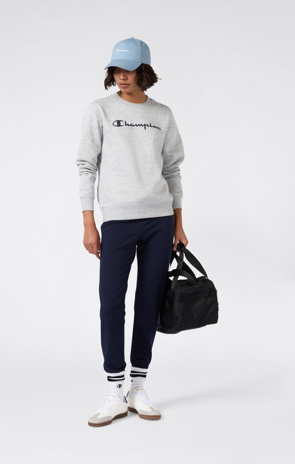 Sweat Ras-du-Cou Femme avec intérieur gratté Logo Script