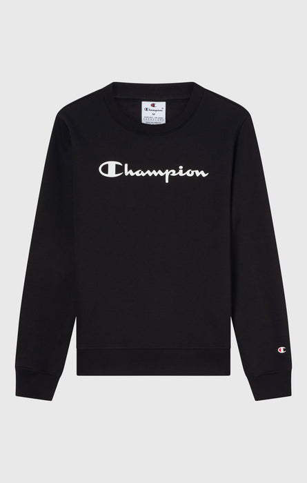 Women's Fleece Crewneck Sweatshirt Script Logo