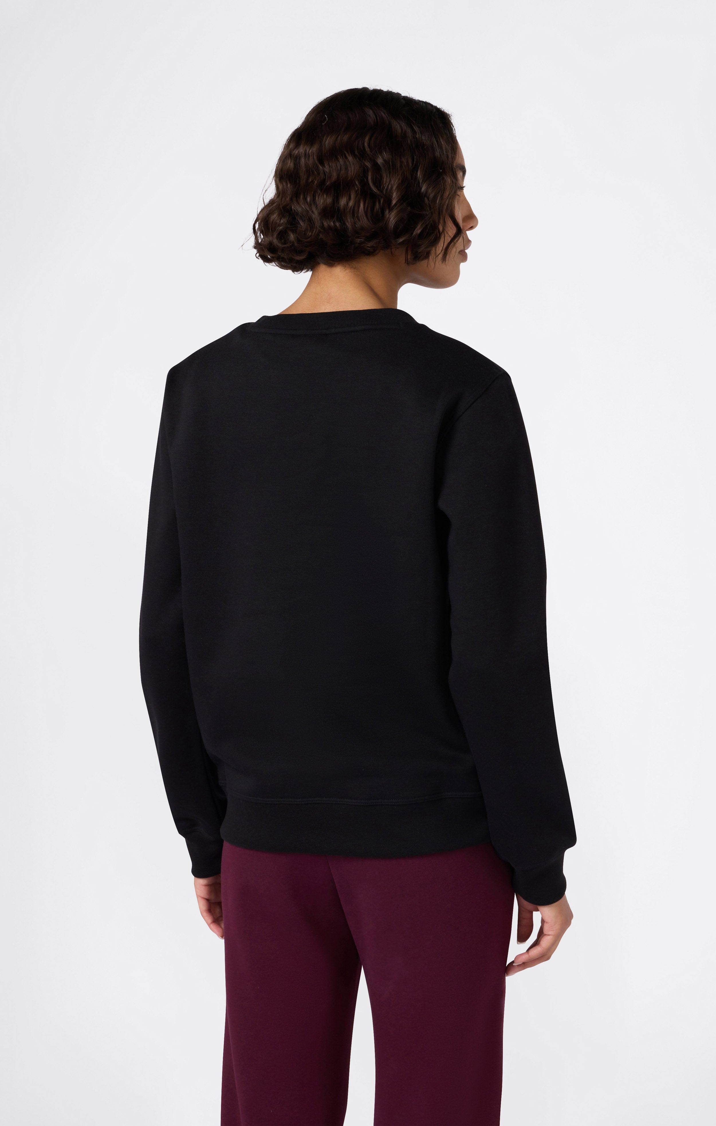 Felpa Girocollo con interno felpato da Donna Logo Script